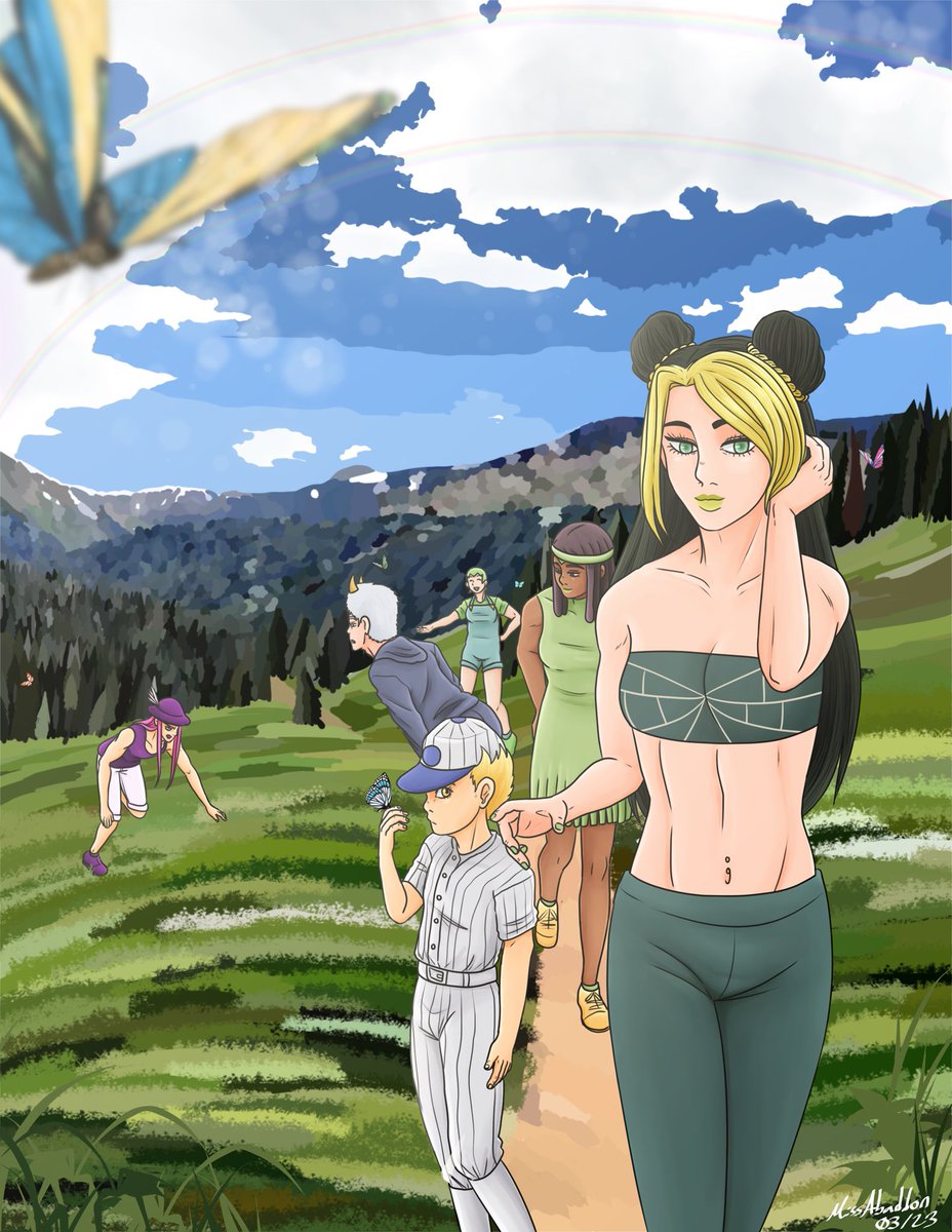 miss_abaddon's tweet photo. My contribution to the @TWW_Zine ! Everyone did such a wonderful job!

#jjba #StoneOcean #jjbastoneocean #jjbafanart #jjbapart6 #JoJosBizarreAdventure #jojo_anime https://t.co/CbDLJCUjMx