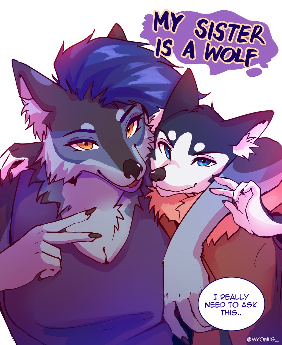 myoniis_'s tweet photo. My first ever comic!!
MY SISTER IS A WOLF 🐺

Retweets really appreciated!!🥺✨ #mysisterisawolf https://t.co/vNxoQ7pgQU