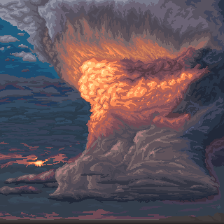 _Lanth's tweet photo. « Rendu muet. Écrasé par la perspective, par la grandeur cyclopéenne de ce qui s'offrait à ses yeux. »

Loin de chez soi, vent art
(Repost pour corriger un souci) https://t.co/vO6MyHoYUd