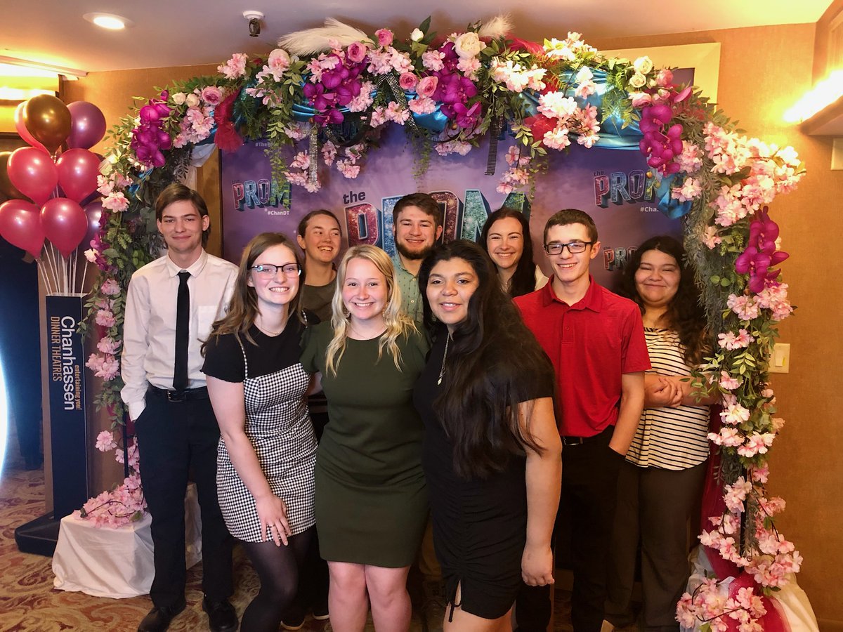 Goodhue Music Seniors enjoying a show at the Chanhassen Dinner Theater today. <a href="/goodhueschool/">Goodhue School</a>