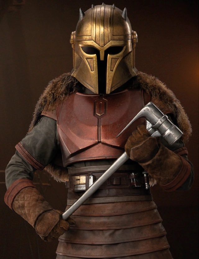 d_biegler's tweet photo. Who wore it better, Lily or @bigEswallz?

#TheMandalorian #TheArmorer 
#StarWars https://t.co/WINdsvTGDi