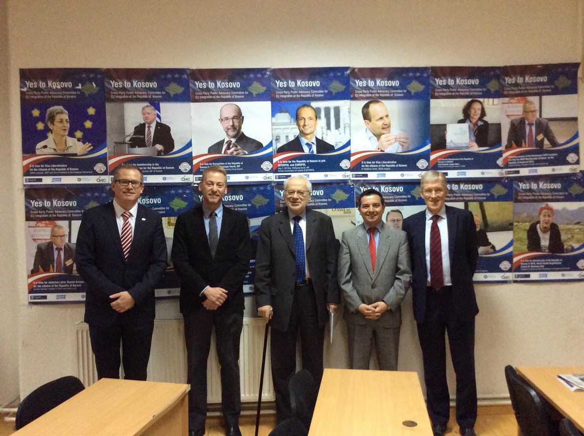GunterFehlinger's tweet photo. Thanks π #ErhardBusek for you support for #YestoKosovo campaign for Visa Liberalization for Kosovo π½π° https://t.co/T7yqS3NWqG
