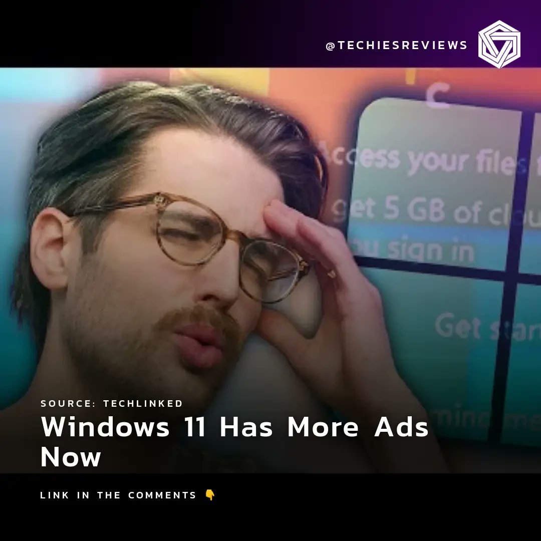 techiesreviews's tweet image. Hey Techies, get ready for the newest version of Windows 11! It&apos;s here with more ads and the good stuff you&apos;re used to. Check out this video by @TechLinked and get the full scoop. 🤖 💻 📱 What do you think - will you be updating Windows 11? #Windows11 #TechLinked #TechTalk