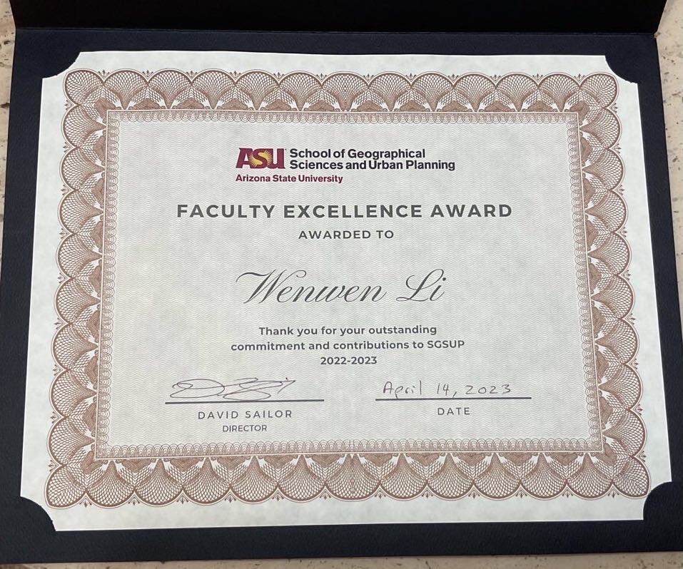 Wenwen Li tweet media