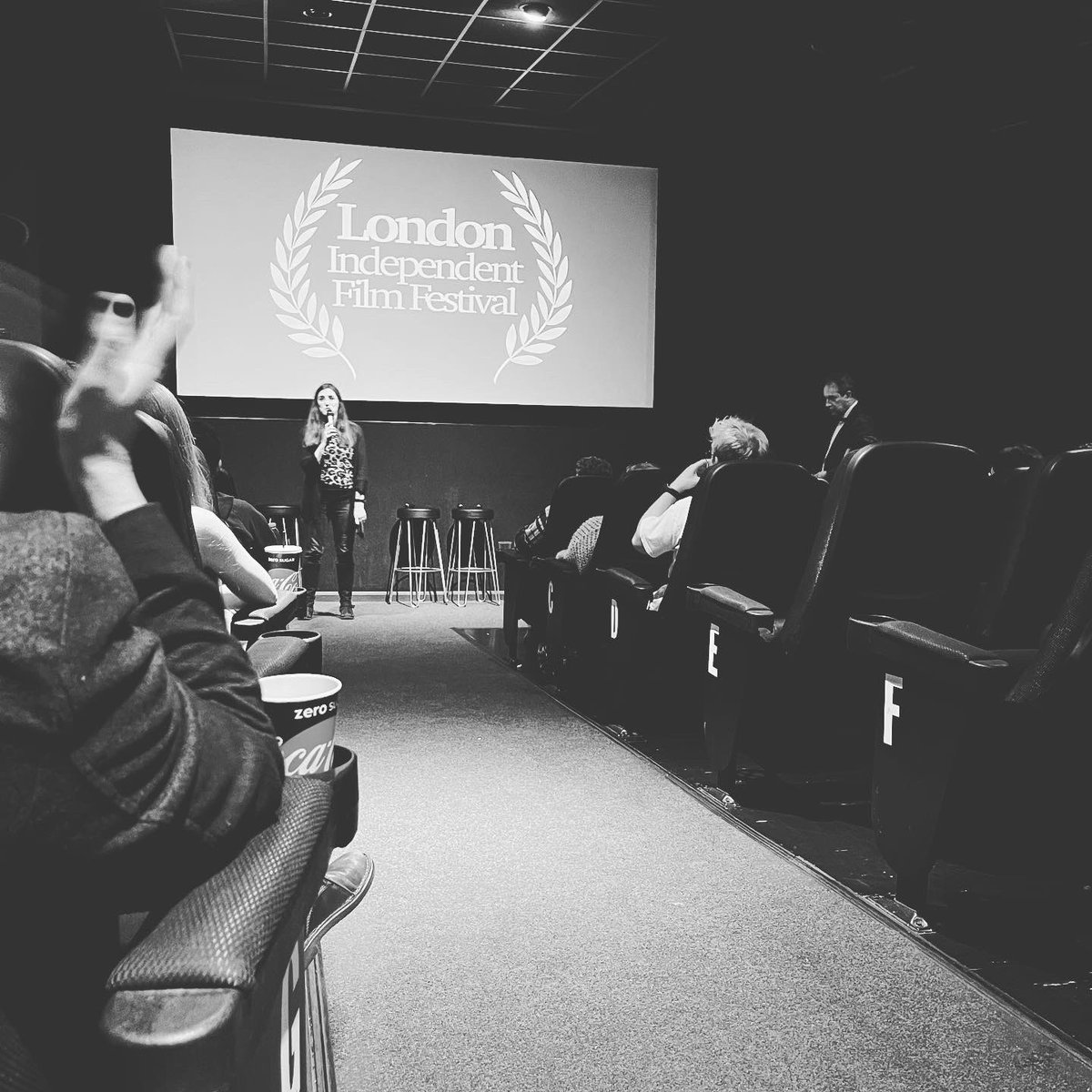 samstoreymusic's tweet photo. Last night at the London Independent Film Festival - awesome to see my music with the big screen, will show you soon what we’ve been up to… https://t.co/YjLdefI8XC