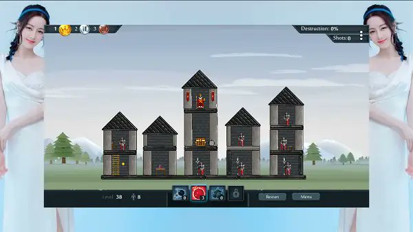 …geofgunpowder.hallofgames.workers.dev/_190423/index.… In the game Sieger2 you will have to destroy the fortresses with cannonballs launched at full power on the most vulnerable parts #100DaysOfCode #gamedev #programing #indiedev #indiegame #javascript #leveldesign