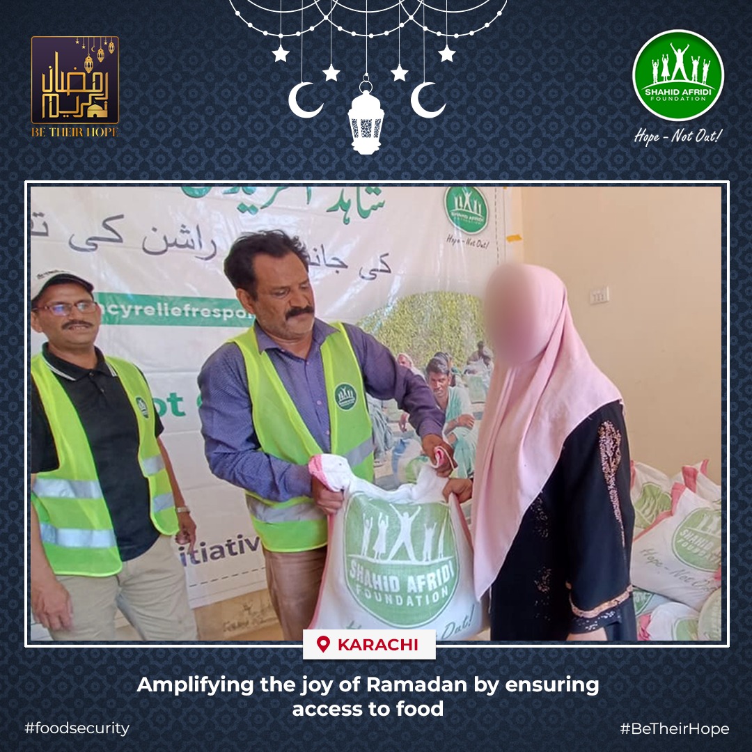 SAFoundationN's tweet photo. Continuing our Ramadan Food Drives with a successful ration drive that facilitated 50 households in Karachi. This drive was part of our #foodsecurity initiative that sought to uplift individuals during Ramadan & ensure #HopeNotOut!
Donate to #BeTheirHope:
https://t.co/wS93lvRhUj https://t.co/CcApYkFs5P
