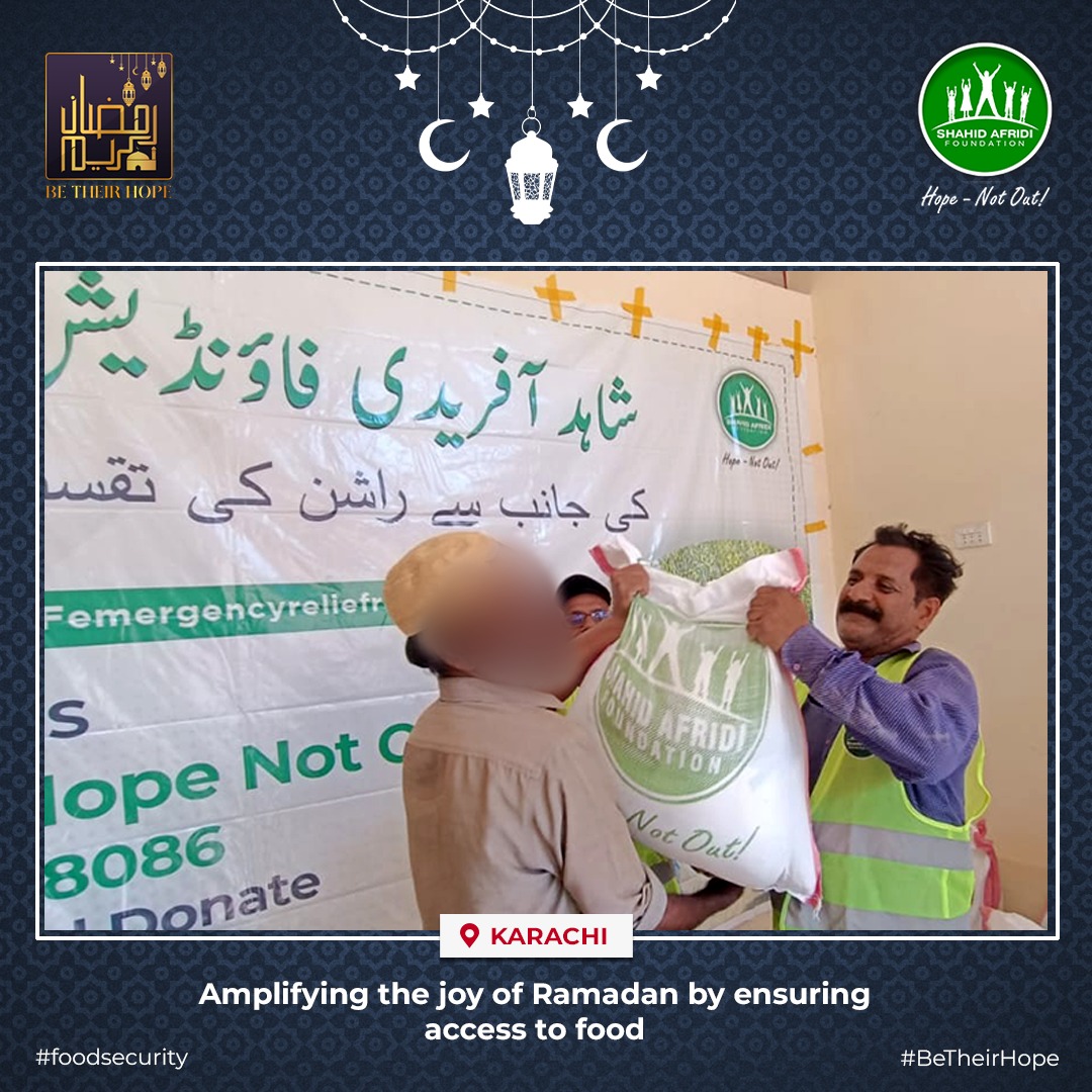 SAFoundationN's tweet photo. Continuing our Ramadan Food Drives with a successful ration drive that facilitated 50 households in Karachi. This drive was part of our #foodsecurity initiative that sought to uplift individuals during Ramadan & ensure #HopeNotOut!
Donate to #BeTheirHope:
https://t.co/wS93lvRhUj https://t.co/CcApYkFs5P