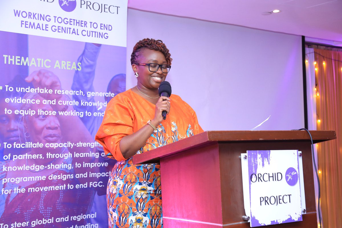 OrchidProject's tweet photo. Our CEO's @amwithigah opening speech at the regional office launch and strategic plan event is a powerful call to action. “It is ambitious but it is possible to curb #fgmc Together, we can make it happen! #OrchidProject https://t.co/Tzky1LW4iB