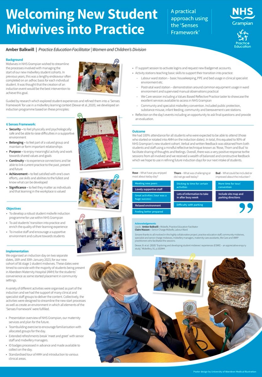 Amber_Balkwill's tweet photo. NHS Grampian hosted a wonderful #WeAreCelebratingExcellence event today! I’m happy to share my poster was chosen as joint first by the judges! Thanks and recognition to all involved in the project! @NHSGrampian @Nicola_Mackay_  @BevPEF @leith_siobhain @nikkiclev1 @Louise_LB19 https://t.co/qiL4EFf7fp