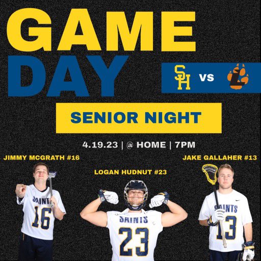 Not only is it GAMEDAY…. it’s also SENIOR NIGHT!!!! Come out and show your support as we celebrate our seniors who have helped shape our program.💫  #TheHeights