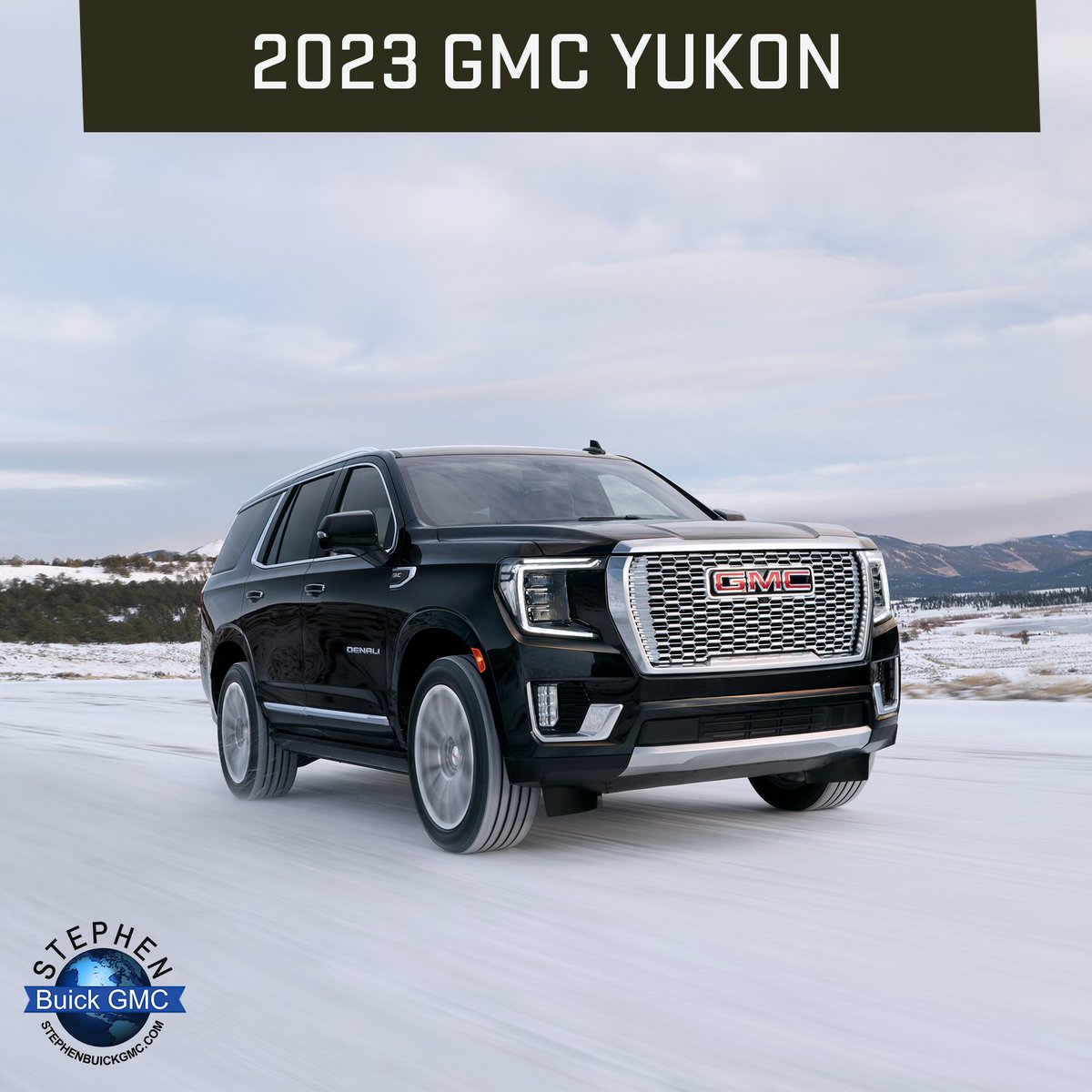 StephenGMC's tweet photo. The 2023 GMC Yukon Denali and XL Denali, available now at Stephen Buick GMC!
-
https://t.co/9oQAf17Ru8 https://t.co/PLdRLpkGJS