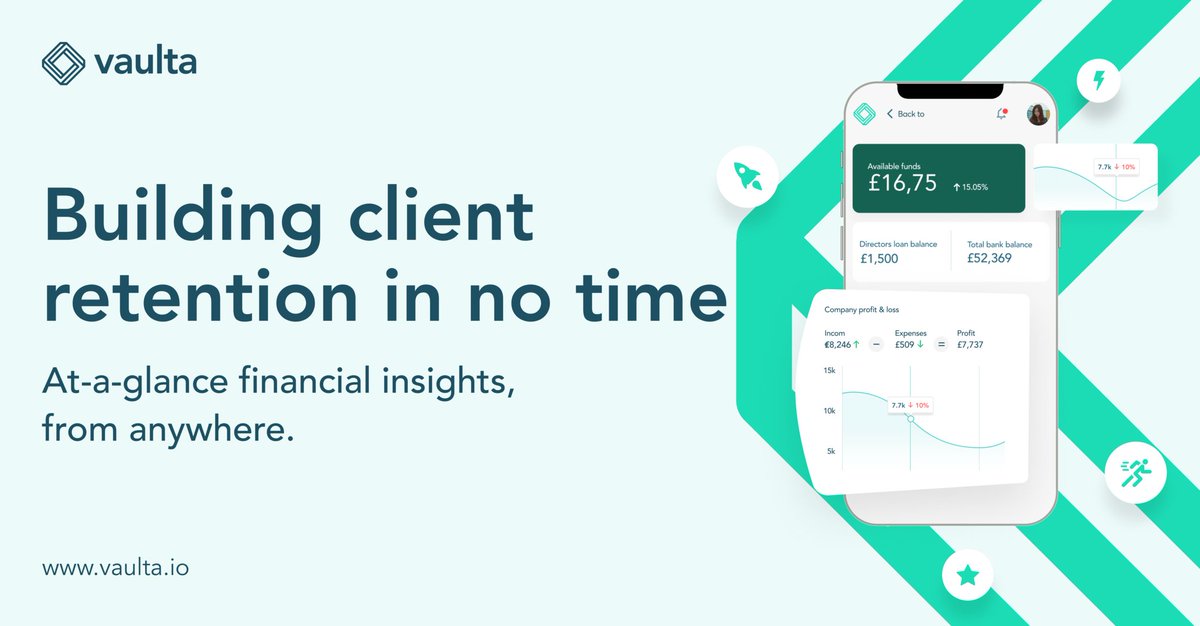 We’re helping accountancy firms provide freelancers, contractors and micro-businesses with quick and easy access to financial data: bit.ly/401FjGI

#GetVaulta #FinancialData #Accountancy #fintech #FinancialSoftware #accountants #accountancysoftware #freeagents