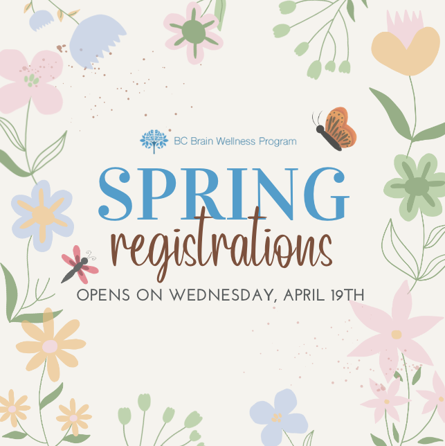 brain_wellness's tweet photo. Registration for the Spring 2023 term is open! Visit our website to view all of our class offerings and to sign up for classes. This session will run from May 8 to June 30.

Register now: https://t.co/WiL3NBE7ET https://t.co/E0ZdNLPFnB