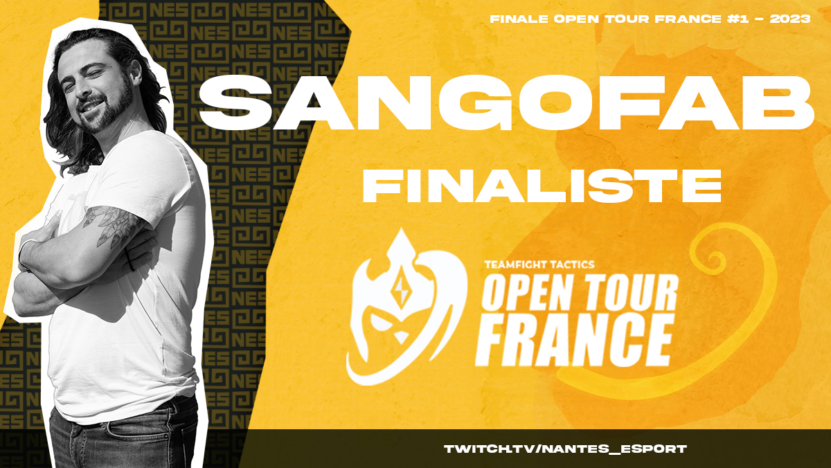AceGang__'s tweet photo. 🚨 BREAKING NEWS 🚨

Nous apprenons à l'instant que notre sudiste préféré @SanGofab est qualifié pour la finale de l'OTF #1 @TFT_France 

On se voit samedi sur Twitch ! 👀

#NESGANG https://t.co/SmqKUACUok