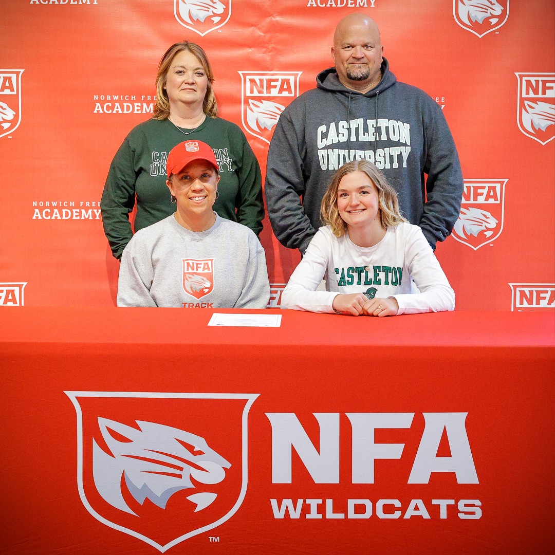 NFA_Athletics's tweet photo. Congratulations, Avery Koziol! Avery recently committed to continue her academic and athletic career at Castleton University, where she will compete in track and field. https://t.co/UILmqcKmjO
