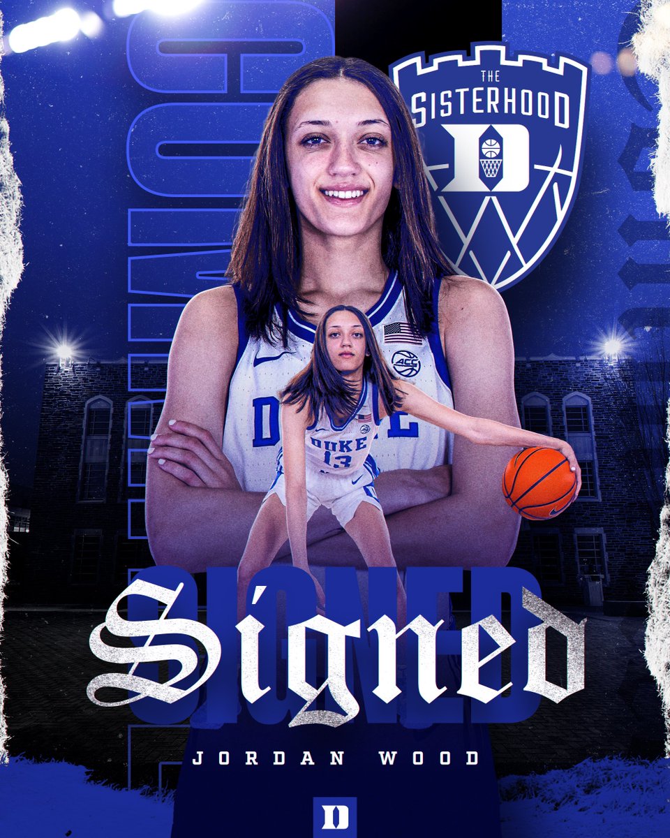 DukeWBB's tweet photo. OFFICIAL. Welcome to Duke, Jordan Wood!

Versatile forward out of Chicago. Will join our 2023 class on campus this summer. Let’s get to work!

😈 @JordanW_13_ 😈 https://t.co/n4r4vcHMbX