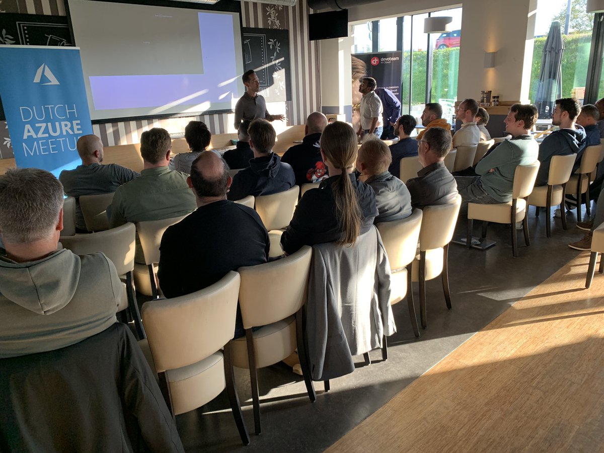 Dutch Azure Meetup tweet media