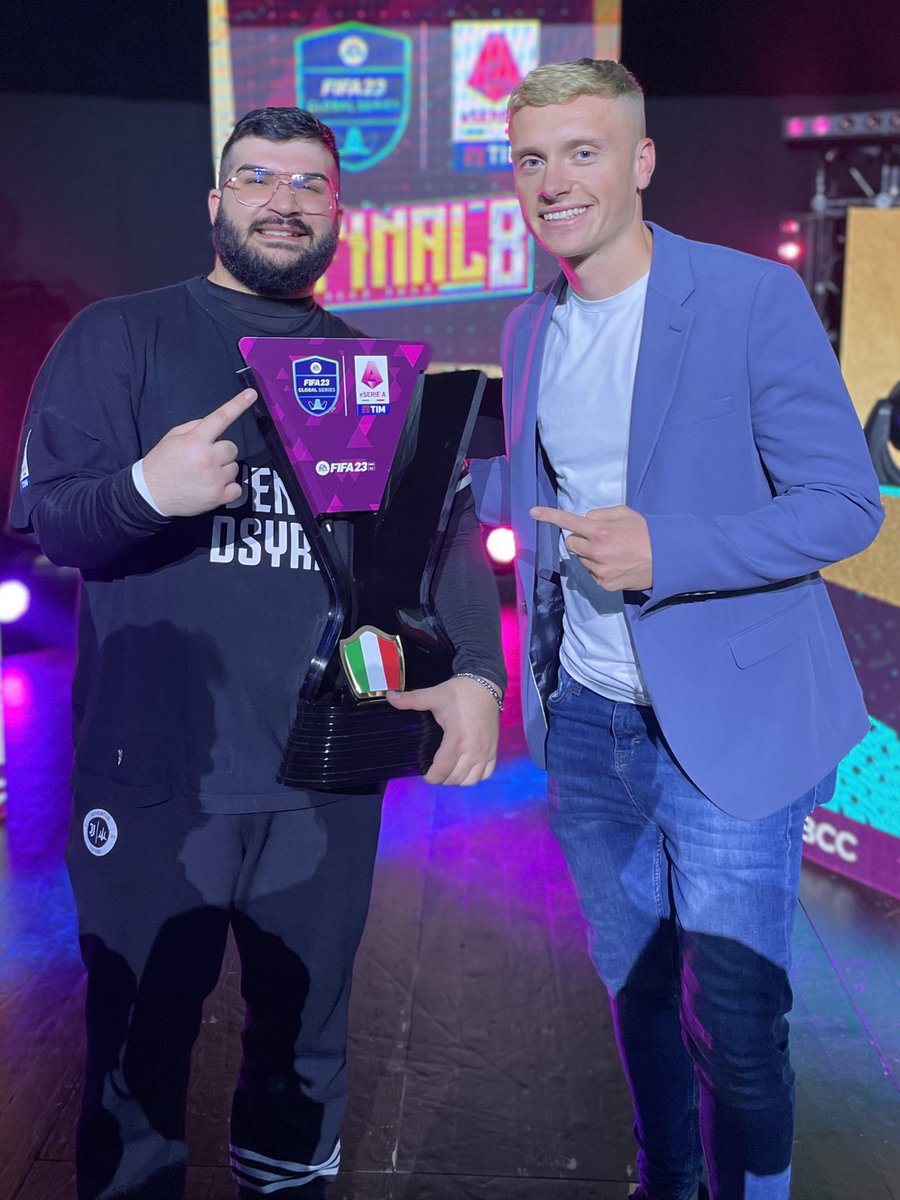 Your #eSerieATIM 2023 CHAMPION! 

@EAFIFAesports playoffs 🎫 ✅
€15,000💰 and trophy 🏆 ✅

Congratulations @Danipitbull33 🏆