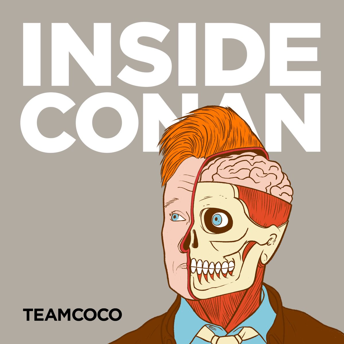 TeamCoco's tweet photo. On #INSIDECONAN writers @BrianStack153 @misterandyblitz + Jon Glaser re-unite for a discussion of their fake comedy vocal harmony group, Slipnutz. They discuss opening up for Slipknot on tour, the fake album, and more. Listen: https://t.co/ZV0wyPab8g https://t.co/OeQovbB468