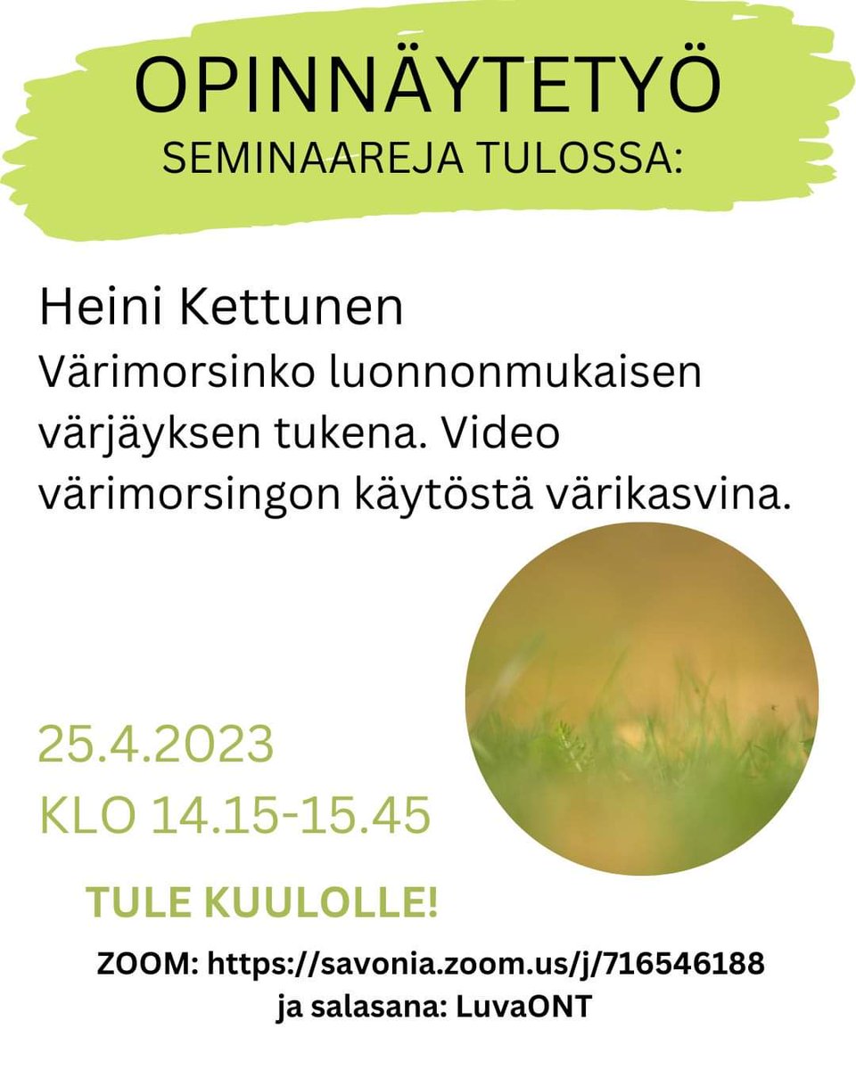 HeliWahlroos's tweet photo. #SavoniaAMK https://t.co/KAJCJlOwPX
