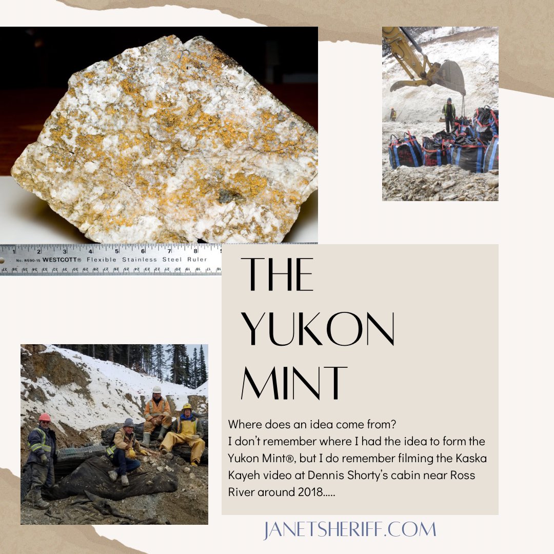 SheriffJanet's tweet photo. 👋🏻New Blog Post
⭐️ The Yukon Mint
💭Where does an idea come from?
I don’t remember where I had the idea to form the #Yukon Mint®….
💡Read it here:
💻 https://t.co/f8oBD3sBZd
#yukonmint #newblog #blogpost #storytime #womaninmining #learnindigenous #YUKON #yukonmines #mining https://t.co/QO1g89rxIG