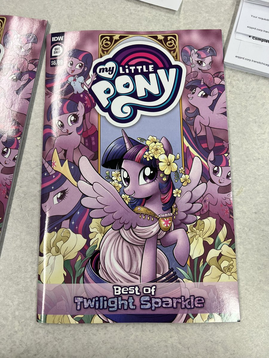 ramivic's tweet photo. Best of Twilight Sparkle is out! @GCComics @IDWPublishing @rileysauruss @johannanattalie @katiecook @AndyPriceArt @angienessyo @amymebberson @TedlyAnderson @christinarice @CrazyAry @Athorist #neiluyetake @ChadAThomas @TonyFleecs @sararichard @mlp_merch #mylittlepony #comic https://t.co/2LeNENc8R1