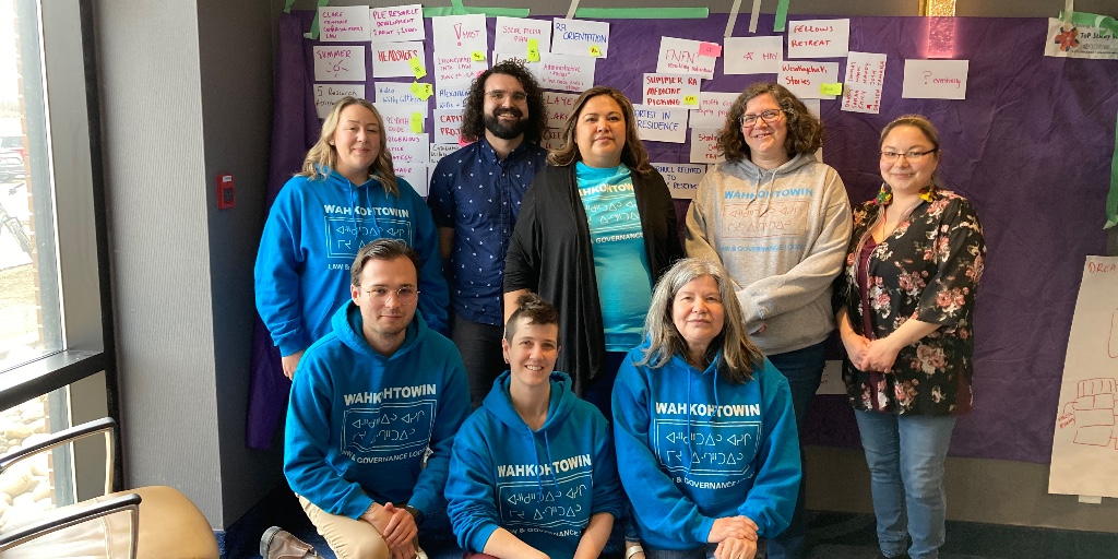 UAlbertaLaw's tweet photo. As another incredible year wraps up, @wahkohtowin is already hard at work getting ready for next year. They recently gathered for a planning retreat, and we can't wait to see how this passionate and dedicated group of people continues to move the Lodge's work forward! https://t.co/iISl7xIVbt