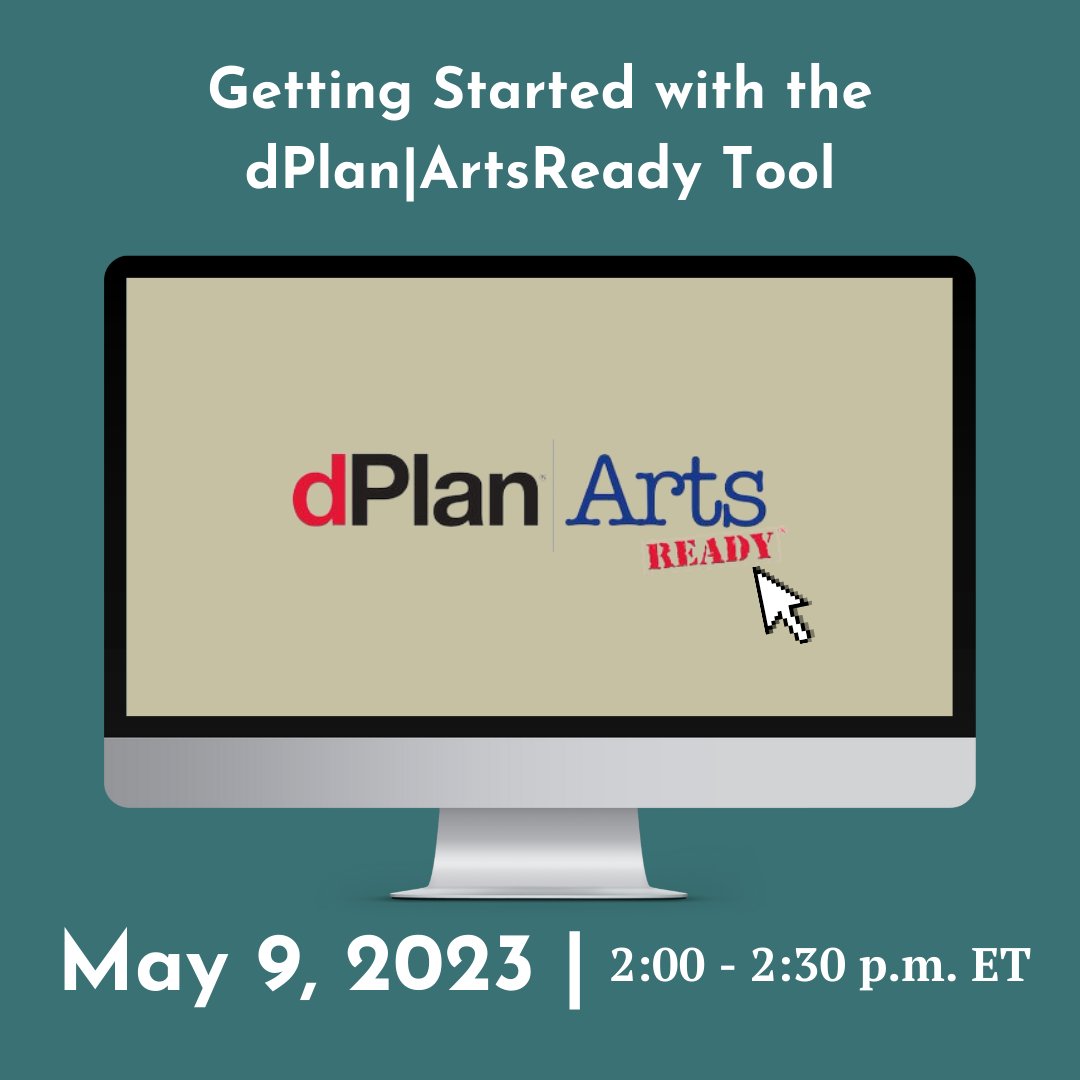 dPlan|ArtsReady is an emergency preparedness and response tool for arts &amp; cultural organizations. Our friends at the Performing Arts Readiness project are hosting a getting started presentation: May 9, 2-2:30 p.m. ET  Register for the seminar at bit.ly/40mYydj
<a href="/NEDCCInfo/">NEDCC | Northeast Document Conservation Center</a>