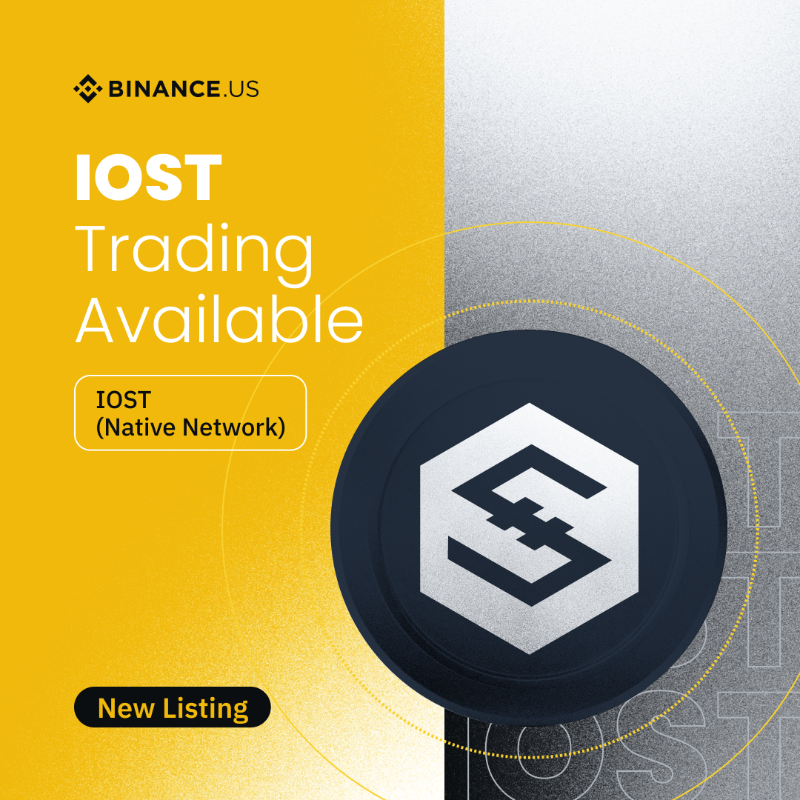 BinanceUS's tweet photo. Trading is now available for $IOST on #BinanceUS!

@IOST_Official is used as a decentralized storage of value across DeFi. Nodes are given governance proposal creation power and voting rights weighted by the number of tokens held or been delegated. 

👉 https://t.co/LlKw2RGWbt