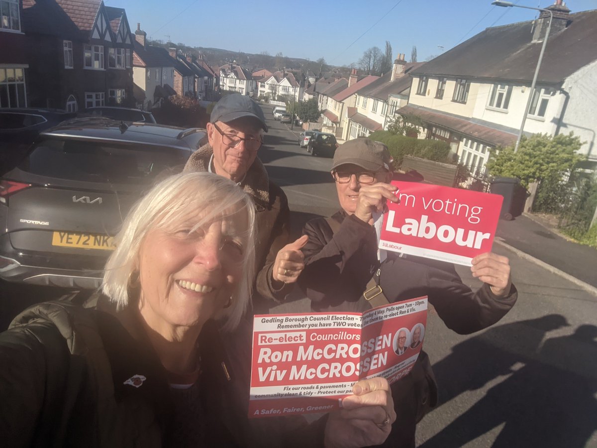 15 days to go till the local election on the 4th May and a very positive evening talking to voters in Woodthorpe @labourdoorstep_ @MichaelPayneUK @LabourGedling