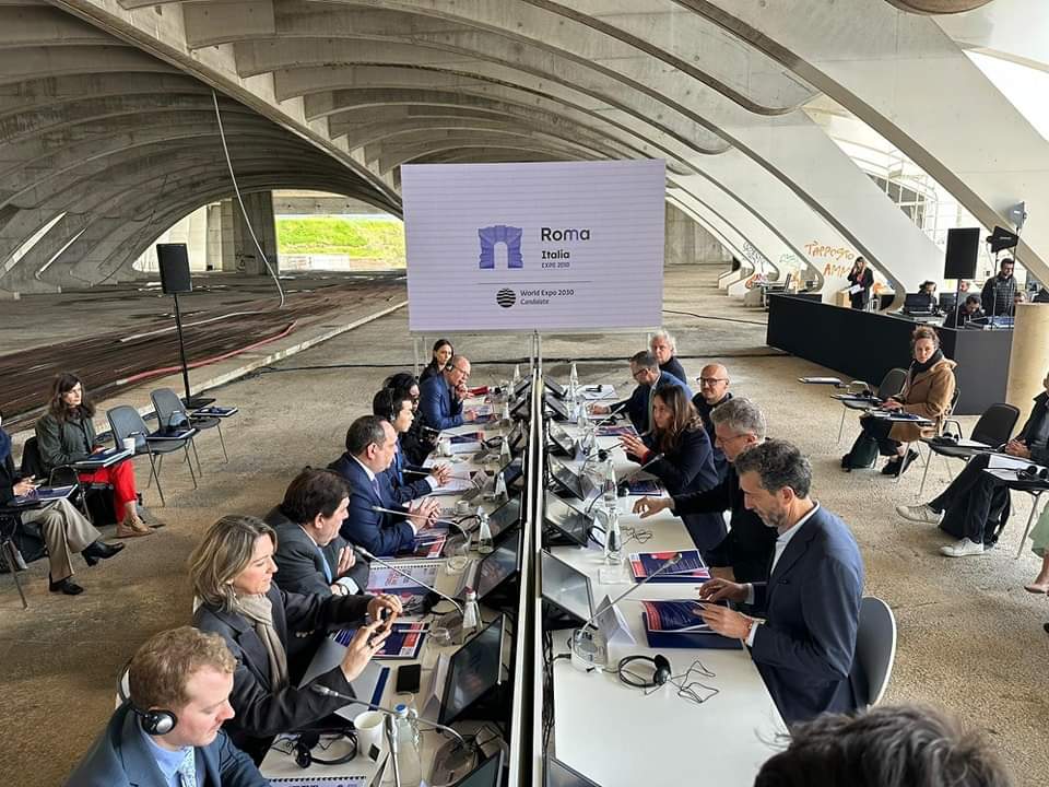 Alessandra Locatelli (@ale_locatelli_) on Twitter photo Rome's candidacy to host <a href="/Expo2030Roma/">Expo 2030 Roma</a>: Italy intends to realize an inclusive, participatory and accessible Universal Exposition for all. Today we presented the Italian project of the exhibition site, in Tor Vergata, to the Inspectors of the Bureau International des Expositions Rome's candidacy to host <a href="/Expo2030Roma/">Expo 2030 Roma</a>: Italy intends to realize an inclusive, participatory and accessible Universal Exposition for all. Today we presented the Italian project of the exhibition site, in Tor Vergata, to the Inspectors of the Bureau International des Expositions