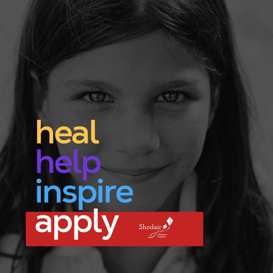 We're always looking for people who are looking to make a difference. If you have a heart to heal, help and inspire hope, check out our Careers page. shodair.org/careers/