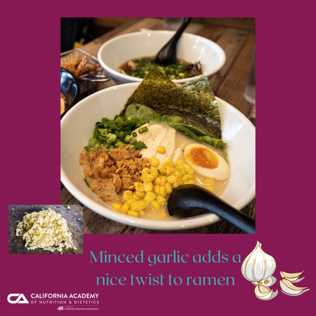RDNutritionCA's tweet photo. Happy National Garlic Day! 🧄🎉How do you incorporate garlic into your meals?
Share your favorite recipes with us in the comments below!
#NationalGarlicDay #GarlicLover #CookingWithGarlic 🍝🧄🍲 https://t.co/gvJ2MbBpRQ