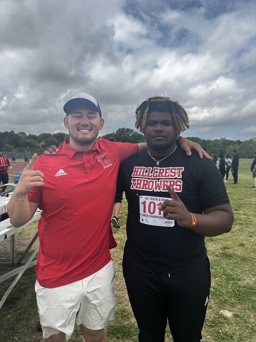 5A - District &amp; Area Champion
Trevor Cabell | <a href="/TrevorCabell/">TheReal.TrevorCabell</a> 
A new PR of 151.8 in Discus

#CrestSide #RecruitTheCrest
<a href="/Hillcrest_FB/">Hillcrest Panther Football</a> <a href="/PanthersHHS/">Hillcrest HS</a> @hs_hillcrest <a href="/dallasathletics/">Dallas ISD Athletics</a>