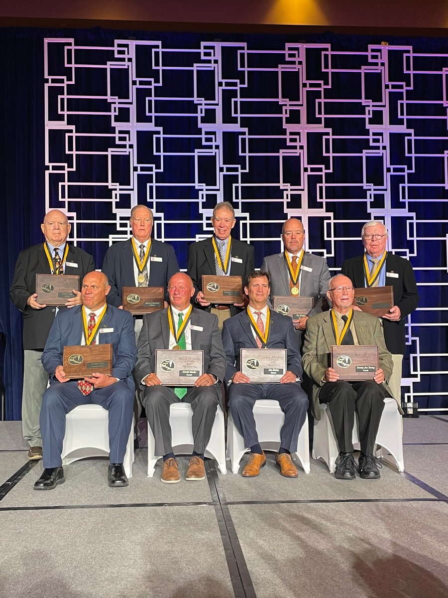 Congratulations to Coach David. Meske, who was inducted into the TSSAA Hall of Fame (Class of 2023). Coach Meske not only served Webb School of Knoxville for 40+ years, but also had a 20+ career in the military. This is the 3rd Hall of Fame that Coach has been inducted into!