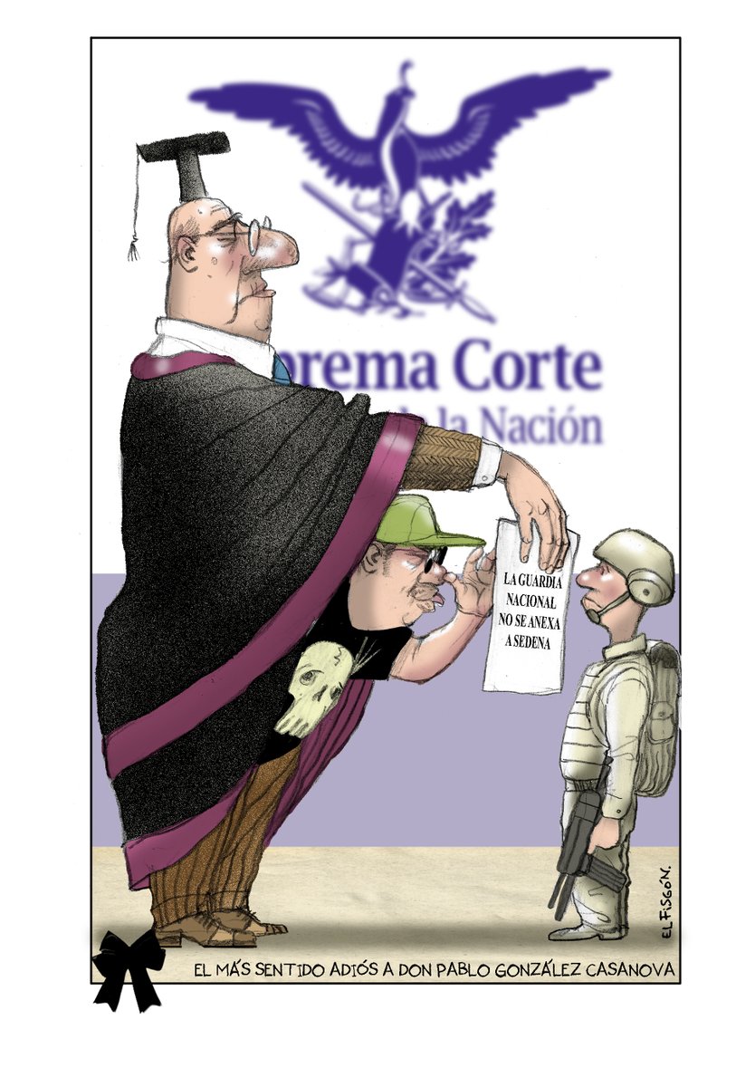 fisgonmonero's tweet photo. La decisión de la Suprema Corte que invalida el traslado de la Guardia Nacional a la Sedena va contra la seguridad de la población.
Urge reformar la Suprema Corte. https://t.co/3K2N4VosbK