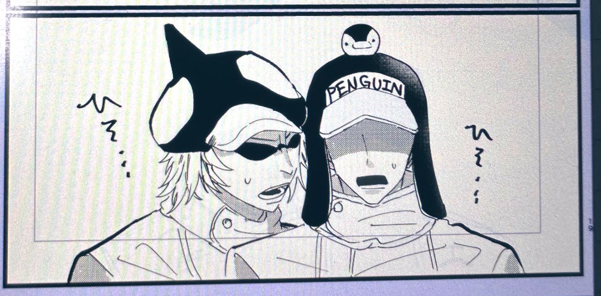 🐧と🐬 