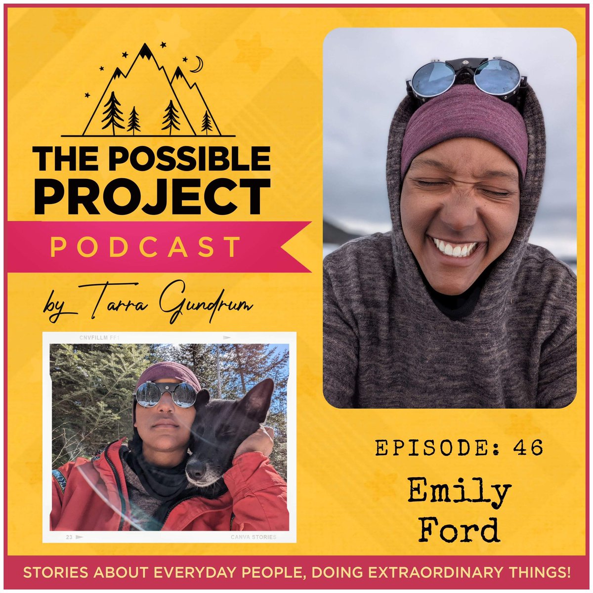 possiblepodlove's tweet photo. ✨NEW EPISODE✨
🎧Episode 46: Emily Ford, Head Gardener and Avid Outdoor Adventurer from Duluth, MN.  L#outdooradventures #thruhike  #boundarywaters #accessibility #sleddogs #iceagetrail @IceAgeTrailOrg 

LINK: 👇👇👇👇
https://t.co/5friTWSbmw https://t.co/iScNn6jttO