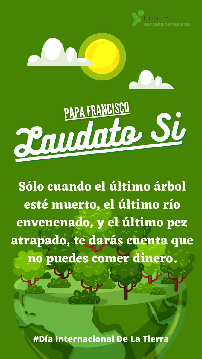 “La Tierra no es del hombre, el hombre es de la Tierra.”
#DíaInternacionalDeLaTierra