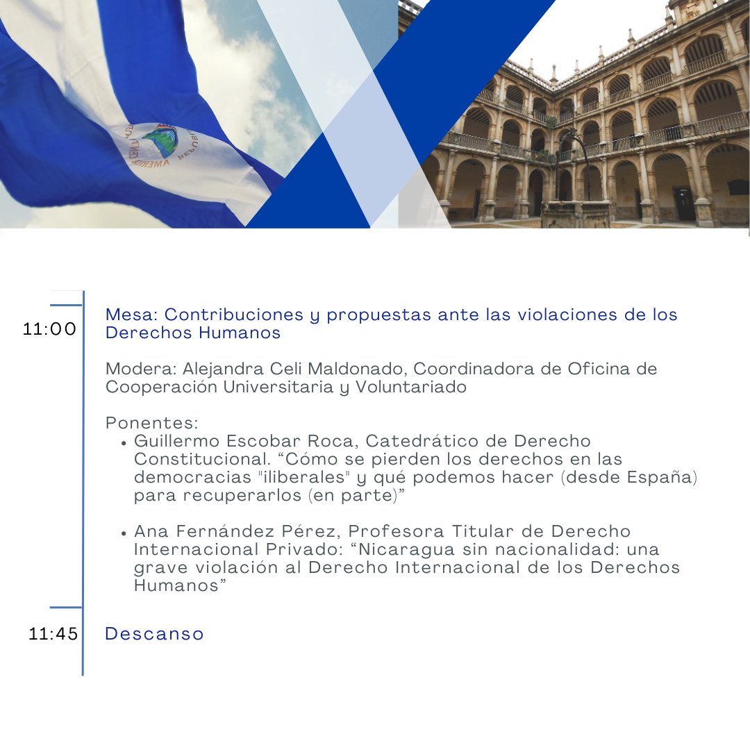 VoluntariosUAH's tweet photo. El próximo 9 de mayo el #HubUAH_Comprometida organiza el encuentro: “la Educación Superior y los #DerechosHumanos en Nicaragua”(presencial y en streaming). 
Inscripciones: https://t.co/kcQ8NpK15F
Directo: https://t.co/7WDR5d5oXG
#cooperación #ODS #ONU #Nicaragua https://t.co/wg1Ihfenkj