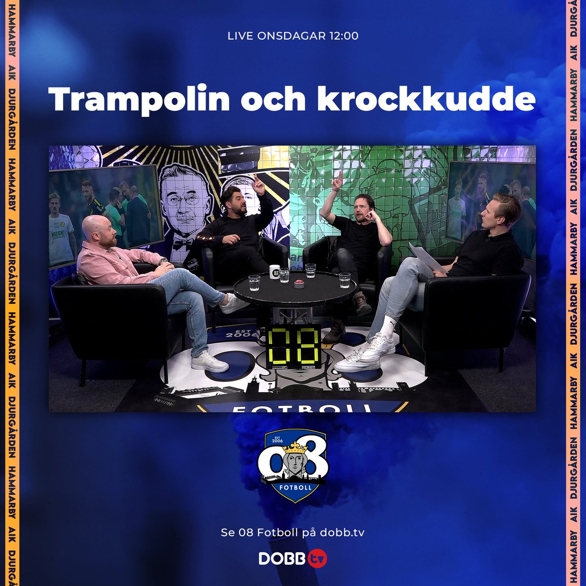 Nytt avsnitt av 08 Fotboll ute nu! 💥

- Jompa har tröttnat på att hjälpa AIK ur kriser
- Sabri med ett brandtal inför Värnamo borta
- Marcus med en ny version av Cifuentes-ramsan

Detta - och mycket mer - ser ni här: dobb.tv/video/217447