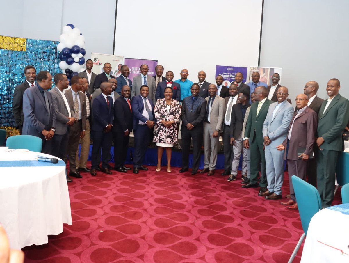 vc_aiu's tweet photo. Attended the Launch of the Chief Executive Officers Association Kenya .The occasion was  graced by CS Labour  Hon.Florence Bore as the chief guest.The association  creates a platform for networking,data sharing and collaboration  in our various areas of service. https://t.co/EcMRPg14Wt