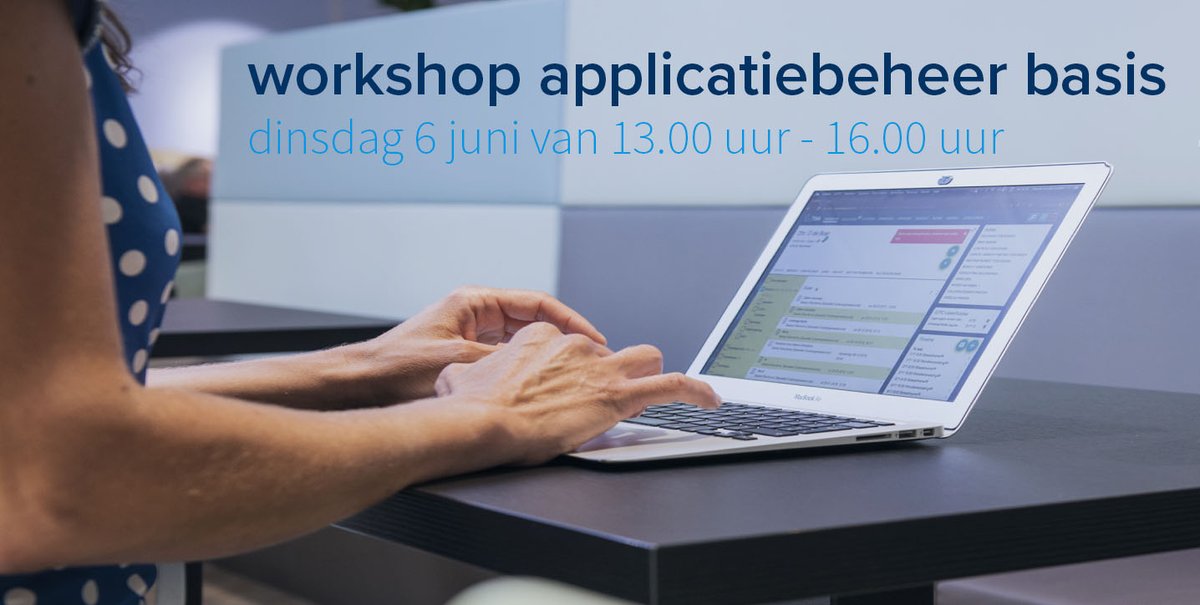 Workshop tip: Applicatiebeheer basis (digitaal).
Leer dinsdag 6 juni de basis kennen van het beheer van #Ysis. We staan stil bij twee modules van Ysis en je krijgt  alle do’s and don’ts + tips mee. Voor alle info en aanmelden ga naar onze website ▶️ bit.ly/3cpE93T