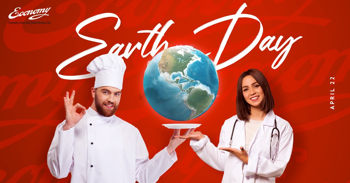 Did you know that our Zanesville production facility saves an estimated 20 million gallons of water annually? 💧 We're proud to be a leader in eco-friendly business operations. Happy #EarthDay from Economy Linen! economylinen.com/certifications/