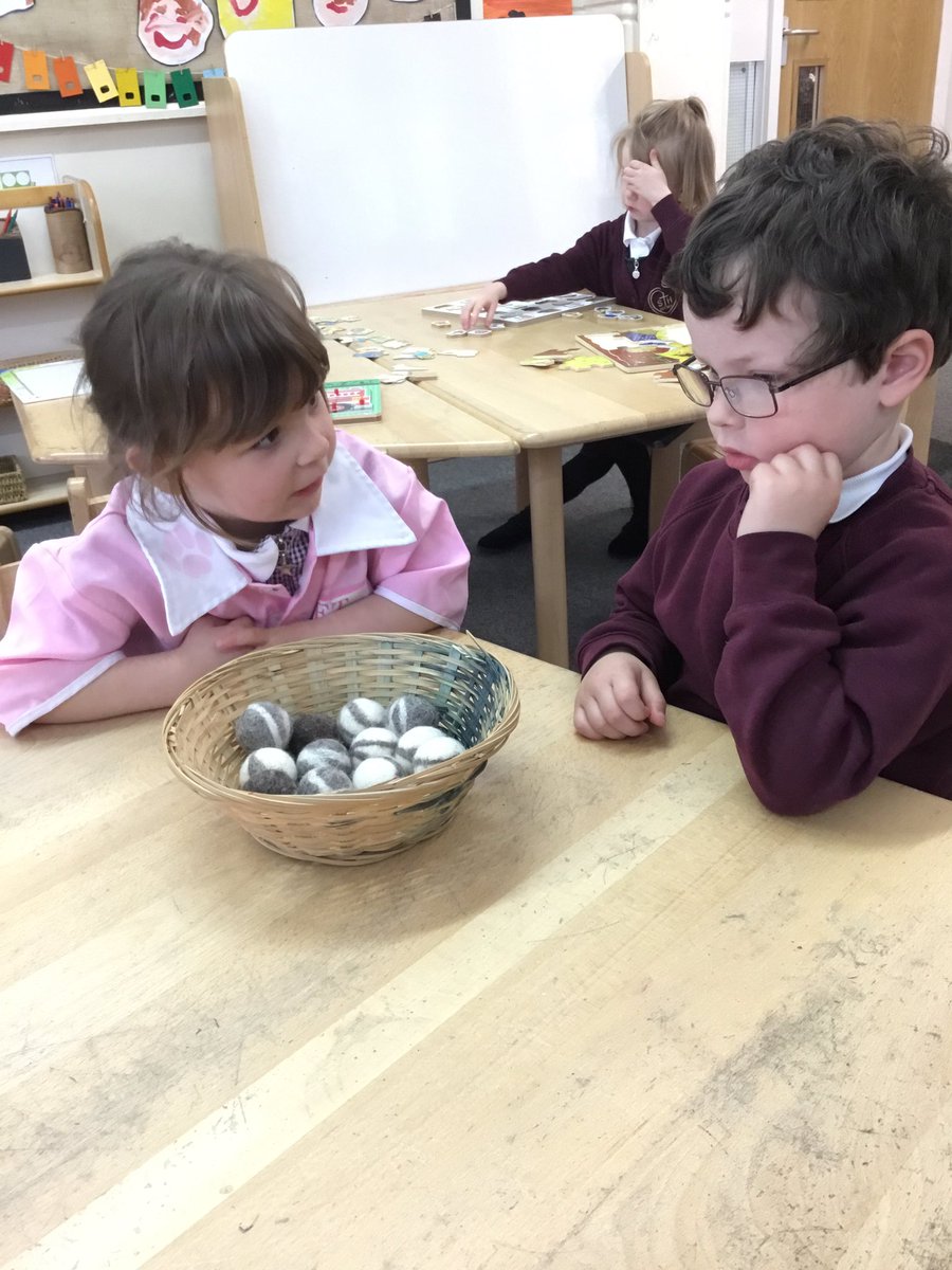 SHeartmoreton's tweet photo. In Maths, RW have been estimating to see how many objects are in the baskets. Then we counted the objects to see how close we were to our estimations ⭐️ https://t.co/FXkAZgQfR2