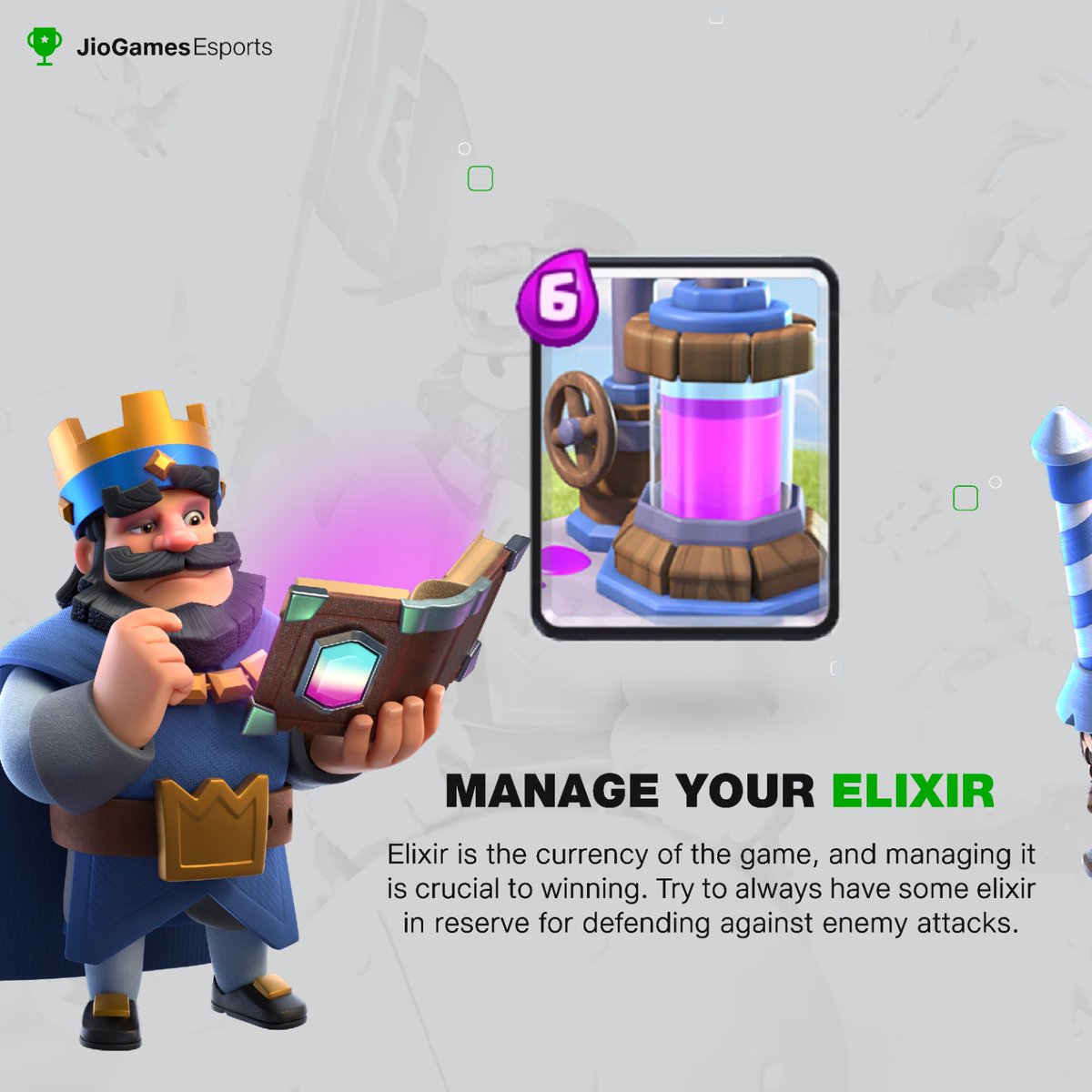 JioGames's tweet photo. Unlock the secrets of #ClashRoyale with these pro tips ๐๏ธ๐ฅ
Participate in the #JioGamesChallengersSeries tournament now!
Link here - https://t.co/orkgNCIlPL
#Esports #Gaming #IndianGamingCommunity #IndianGamer #EsportsIndia #CompetitiveGamer #gamingcommunity #Competition #fun https://t.co/MXf4yxuzeV