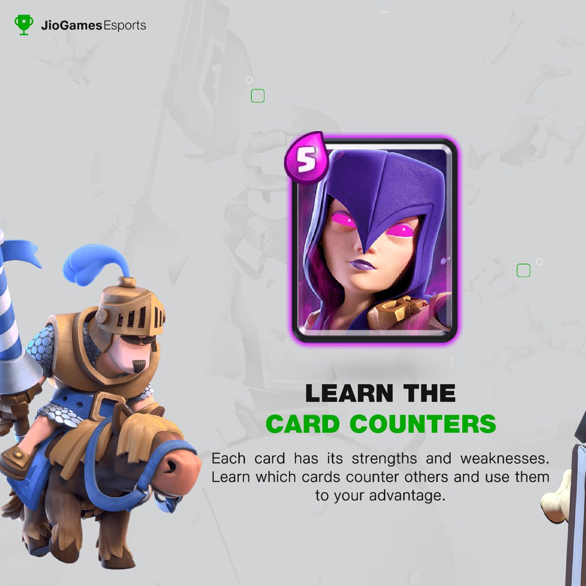 JioGames's tweet photo. Unlock the secrets of #ClashRoyale with these pro tips ๐๏ธ๐ฅ
Participate in the #JioGamesChallengersSeries tournament now!
Link here - https://t.co/orkgNCIlPL
#Esports #Gaming #IndianGamingCommunity #IndianGamer #EsportsIndia #CompetitiveGamer #gamingcommunity #Competition #fun https://t.co/MXf4yxuzeV