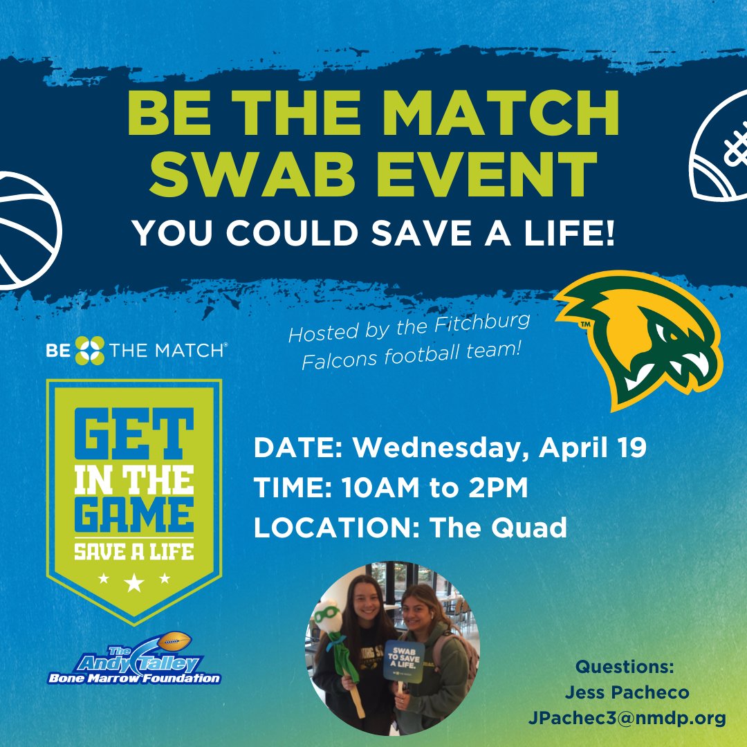 Join on us on the quad today and save a life!!! Be the difference! 10am - 2pm #BeTheMatch #GetInTheGame #RockFight