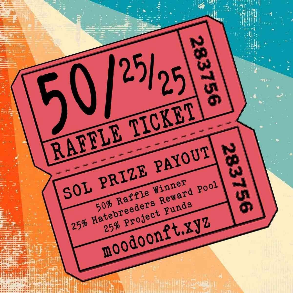 moodoonft's tweet photo. Did you say #Easy & #Bottomless π«£π Tickets are .1 Sol Anyone can enter. No limit on tickets. There can be only 1 winner of the pot , 50% is the prize. Who will win?? Only you can decide. β #Raffle #SolRaffle #WINNING #BottomlessRaffle https://t.co/gl6fFKJNbx